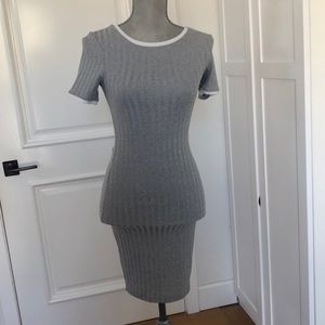 H&M body fitted dress